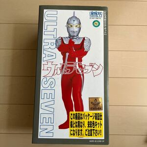 美品★ビリケン商会 ウルトラセブン 未彩色 ソフビキット 30㎝ 未開封品