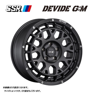 送料無料 SSR DEVIDE G:M 6.5J-16 +38 6H-139.7 (16インチ) 6H139.7 6.5J+38【1本単品 新品】