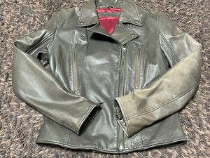 Rosso Style Lab ウオッシュドレザー　ライダース　Mサイズ　USED現状品