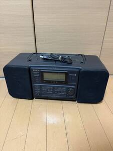 SONY CD ラジカセ ZS-5 通電確認のみのジャンク品の為正常に動作するかの保証は出来ません！いかなる場合も返品返金不可の商品になります！