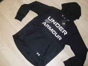 即決！新品★UNDER ARMOUR(アンダーアーマー) BIGロゴ！プルオーバー フーディー【XL】￥15,400　　FN2