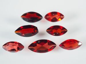 計5.27ct ★☆★BI-LOきまぐれ大セール★☆★ No 0515 天然石 ガーネット 7石セット 産地タンザニア