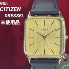 90s 未使用品 シチズン DRESSEL クォーツ 電池交換済 日本製 腕時計