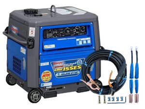 デンヨー 溶接機 GAW-155ES ケーブルセット30mDX付！送料無料！