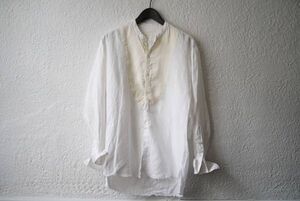 The Studio Shirt シルクビブヨークリネンシャツ / Greg Lauren(グレッグローレン)