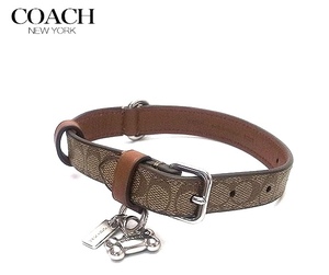 【COACH】コーチ／正規品★犬用(首輪)『小型犬(首輪) Sサイズ』箱入り(新品)