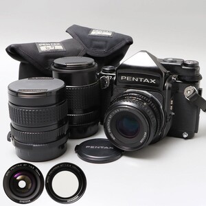 PJ094. ペンタックス PENTAX 67 1：2.8 90ｍｍ 165ｍｍ 1：4.5 75ｍｍ 中判カメラ レンズ三点付属 現状品