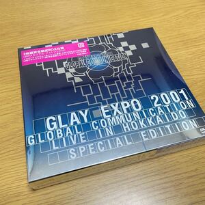 ☆新品☆ GLAY EXPO 2001 GLOBAL COMMUNICATION LIVE IN HOKKAIDO SPECIAL EDITION 限定盤 DVD 見本品 見本盤