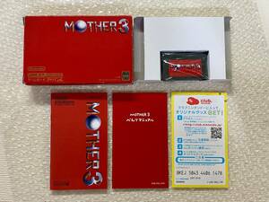 GBA 美品　マザー3 MOTHER3 箱説付き　珍品　レア　アドバンス