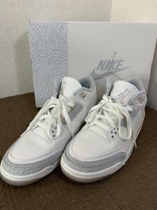 【中古品】NIKE AIR JORDAN 3 CRAFT IVORY FJ9479-100 ナイキ エアジョーダン3 AJ3 スニーカー 26.5cm