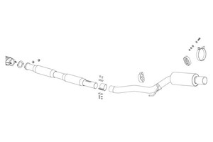 納品先限定 FUJITSUBO フジツボ RM-01A マフラー CT9A ランサーエボリューション IX H17.3～H19.9 290-32162