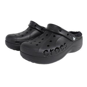 23cm クロックス バヤ プラットフォーム ラインド クロッグ ブラック Baya Platform Lined Clog black W7 ボア 新品