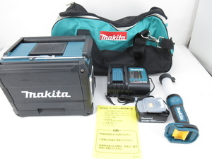 n13047-rj 中古○makita マキタ 防災用コンボキット CK1011 (充電式ラジオ付テレビ TV100 充電式LEDワークライト ML807) [098-240120]