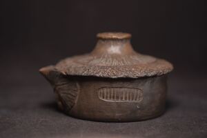 煎茶道具 秋田焼 道遊 作 急須 宝瓶 骨董品 茶道具 備前焼