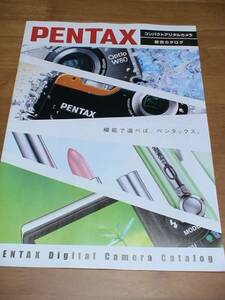 【カメラ カタログ】『ペンタックス コンパクトデジタルカメラ 総合カタログ』PENTAX/W80/E80/WS80/P80/24P/2009.11