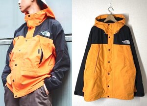 【美品 メンズ L】THE NORTH FACE ノースフェイス マウンテンライトジャケット MOUNTAIN LIGHT JACKET オレンジ マウンテンパーカー HA5289