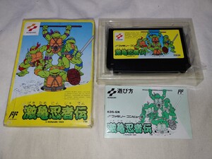 【送料無料】 FC 激亀忍者伝 ファミコン ゲーム famicon 任天堂 ミュータントタートルズ