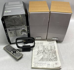 ◇ Panasonic MD ステレオ システム [ SA-PM700MD ] 【電源なし/CD＆MD再生確認済み/カセット再生不可】 2004年製 / ジャンク(S241205_1)