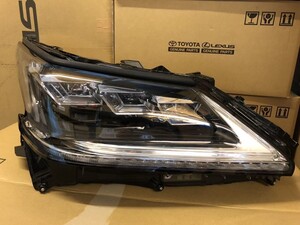 レクサス 純正 新品未使用 LX570 ヘッドランプ ヘッドライト 右 2015/09URJ201 LED AHS シーケンシャルターン 同時交換部品同梱