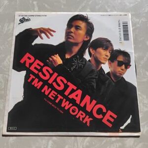 【7inch】TM NETWORK RESISTANCE COME BACK TO ASIA TMネットワーク / EP レコード / 07 5H-399 / 和モノ JPOP /