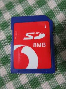 J-Phone ボーダフォンロゴ 東芝製 SDメモリーカード 8MB