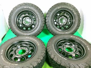 【宮城発】LT215/70R16 100/97R 16x5.5J +20 5穴 139.7【メーカー不明】中古タイヤホイールセット4本 ノーマル【送料無料】MYG-Ｂ13629★