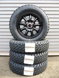 ブリヂストン☆RD-604☆145/80R12☆軽バン軽トラNバンアクティピクシスハイゼットエブリ－サンバ－アトレ－☆ゴツゴツタイヤ