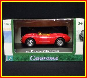 李833 未使用 長期保管品 Cararama カララマ 1/43 ポルシェ 550A スパイダー