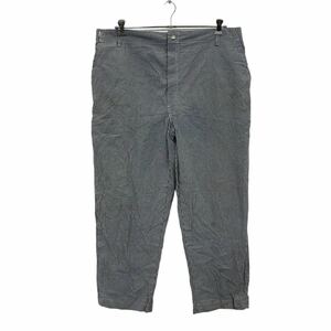 artex apparel チノパンツ W40-42 ホワイト ブラック 総柄 チェック柄 ビッグサイズ モノクロ古着卸 アメリカ仕入 2306-970