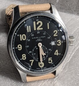 OH済み品◆ハミルトン HAMILTON カーキ KHAKI オフィサー オート 自動巻き H70655733（H706550）」◆