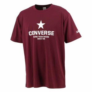 1372278-CONVERSE/プリントTシャツ バスケットボールシャツ ラバープリント 吸汗速乾/O