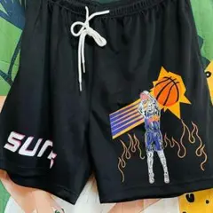 SUNS サンズ 短パン　ショートパンツ　メンズ　NBA 半ズボン　新品 X夏