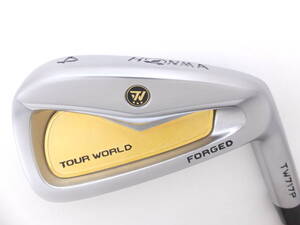 本間ゴルフ◆◆ 最高級 TOUR WORLD TW717P FORGED ３星＜金・ゴールド仕様＞◆◆美品・超希少 ④番アイアン!!!