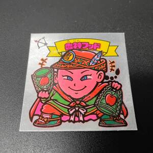 旧ビックリマン シール　60-天　魯神フッド　裏黄　美品