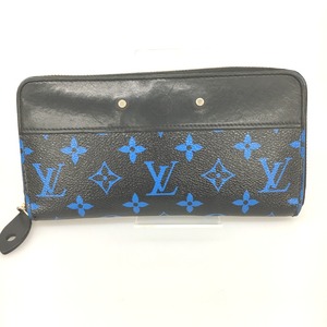 △△ LOUIS VUITTON ルイヴィトン 財布 ラウンドファスナー ジッピーウォレット モノグラム M67235 ブラック 傷や汚れあり