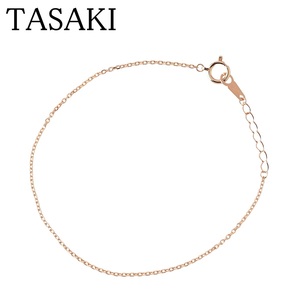 タサキ チェーン ブレスレット 18cm サクラゴールド 750SG 新品仕上げ済 田崎真珠 TASAKI【18941】