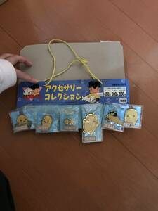 6点 セット まとめて デッドストック 未使用 展示品 少年アシベ ゴマちゃん ペンダント ネックレス イヤリング バッジ アシベ アクセサリー