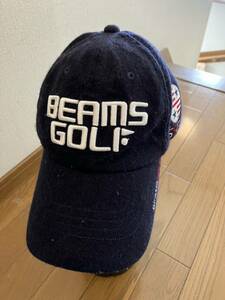 お探しの方。郵送料込み。　ビームスゴルフ　キャップ　BEAMS GOLF