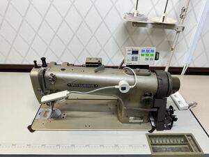 MITSUBISHI/三菱　厚物　工業用ミシン DY-359 100V 倍釜（大釜）　上下送りミシン　糸切り　【実働品】※引取り希望