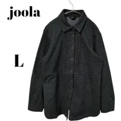 【ヨーラ】joola　シャツ　厚手　ジャケット　コットン　Mサイズ