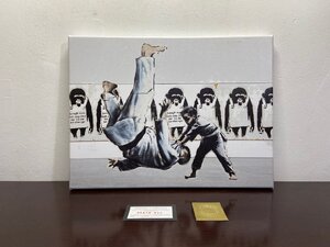 DEATH NYC 額付き 世界限定100枚 ポップアート its all over now バンクシー Banksy 現代アート 布製