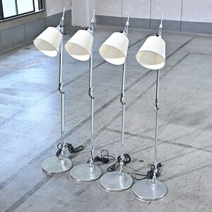 2018年製 Artemide 60万「TOLOMEO Basculante」4個 テーブルランプ ミケーレ・デ・ルッキ アルテミデ リビング 寝室 アームライト デスク