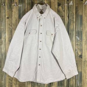 FIVE BROTHER 2XL USA製 90s ネルシャツ ホワイト系 アメリカ輸入/ビンテージ/ビックサイズ/古着/古着卸