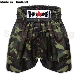 送料無料 新品 THAISMAI ムエイタイ キックボクシング パンツ XLサイズ ユニセックス 迷彩 ショーツ ボクシング MMA 格闘技 スポーツ