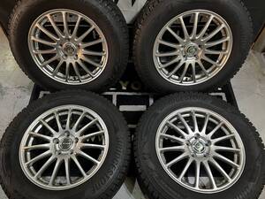 ◆1月SALE 1000円～売切 最落無 ブリヂストンスタッドレスSET ECO FORME SE-12 7J 17inc +53 114.3/5 DM-V3 225/65R17 225/65-17 CR-V CX-5