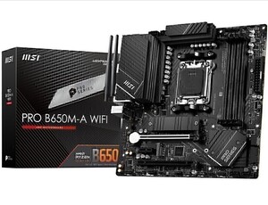 MSI PRO B650M-A WIFI DDR5 Socket AM5 Micro ATX マザーボード 未使用品