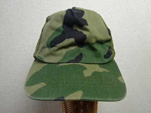 USA製☆PROUDLY☆カモ柄メッシュベースボールCAP☆ＵＳＥＤ美品♪サイズフリー