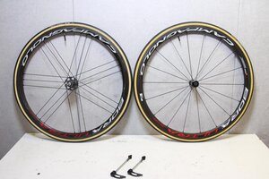 ○Campagnolo カンパニョーロ BORA ULTRA 35 カンパフリー 11/12s対応 チューブラー ブライトラベル カーボンホイールセット