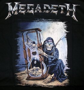 ★メガデスＴシャツ MEGADETH COUNTDOWN HOURGLASS - XL 正規品 メタリカ slayer スラッシュ メタル