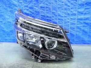 3877　ヴォクシー　80　前期　右ライト　LED　28-229　81110-28D20　L　ZRR80G　ZRR80W　ハイブリッド　ZWR80G　ZWR80W　レンズ美品